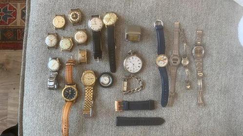Antieke horloges van  zilver en goud staal werkenden, Sieraden, Tassen en Uiterlijk, Horloges | Antiek, Overige merken, Goud, Verzenden