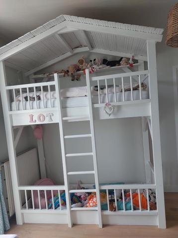 zelf ontworpen en gebouwd stapelbed matras maat 200x80 beschikbaar voor biedingen