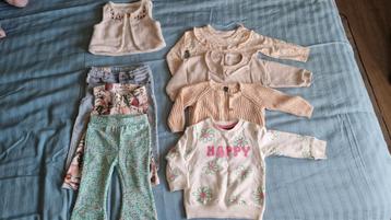Baby/meisjeskleding maat 50 t/m 86 beschikbaar voor biedingen