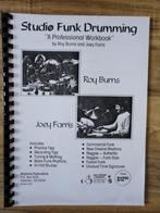 Studio Funk Drumming by Roy Burns and Joey Farris, Muziek en Instrumenten, Les of Cursus, Overige genres, Zo goed als nieuw, Drums of Percussie