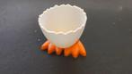 Eierdopje "Voetjes" Oranje, Ophalen of Verzenden, Nieuw