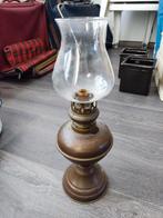 Antieke Koperen Petroleumlamp Lempereur & Bernard, Ophalen of Verzenden