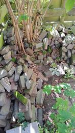 handgevormde bakstenen +/- 500 stuks diverse maten, Doe-het-zelf en Verbouw, Metselstenen, Ophalen, Gebruikt, Bakstenen