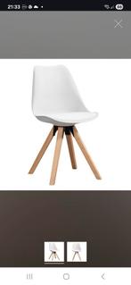 Vier eetkamerstoelen wit Senja Leenbakker, Ophalen, Wit, Zo goed als nieuw, Vier