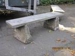tuinbank, bloemenbank van hardsteen 2 stuks, Tuin en Terras, Ophalen, Gebruikt, Overige materialen