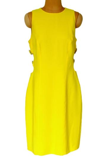 Vera Mont jurkje, jurk, geel, Mt. 40 / M beschikbaar voor biedingen