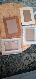 4 Houten Fotolijsten - Diverse Stijlen, Ophalen, Minder dan 50 cm, Gebruikt, Minder dan 50 cm