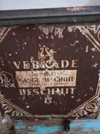 Oud Verkade winkelblik, Verzamelen, Blikken, Ophalen of Verzenden, Gebruikt, Verkade