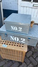 Metalen Kist No. 2, Gebruikt, 50 tot 100 cm, Ophalen of Verzenden, Metaal