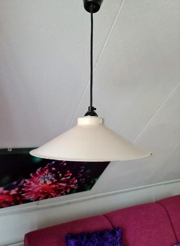 Hanglamp industrieel Horn Scandinavisch kleur wit zeldzaam   beschikbaar voor biedingen