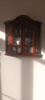 Muurkastje in zeer goede staat alleen ophalen, Huis en Inrichting, Minder dan 50 cm, Met deur(en), Glas, Klassiek