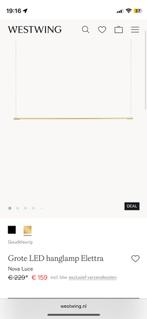 Nova luce hanglamp, Ophalen, Zo goed als nieuw, Minder dan 50 cm