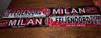 Feyenoord - AC Milan (wedstrijden)sjaal, Verzenden, Nieuw, Feyenoord, Vaantje of Sjaal