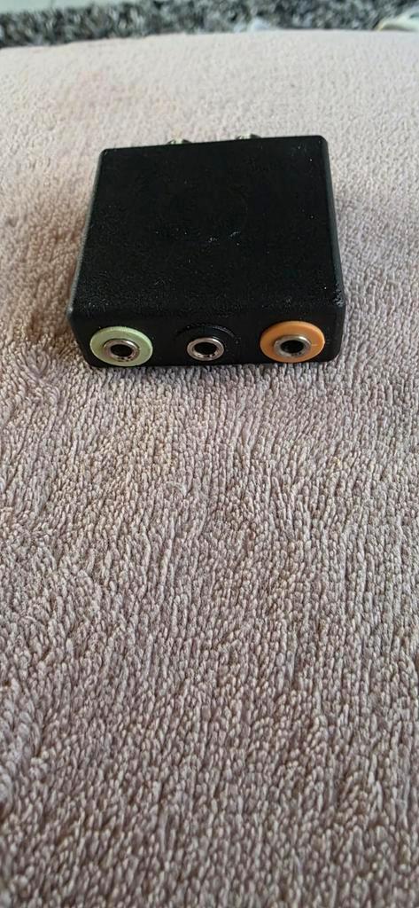 audio plug, Audio, Tv en Foto, Converters, Zo goed als nieuw, Ophalen of Verzenden