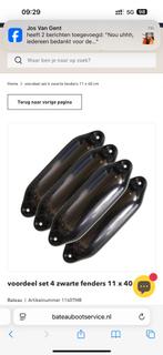 4 fenders zwart met lijn 10x40, Info@bateaubootservice.nl, Verzenden, Nieuw, Batrau bootservice