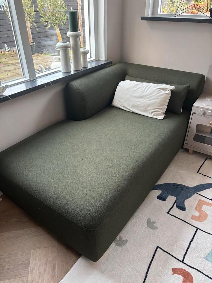 Chaise longue, Huis en Inrichting, Banken | Sofa's en Chaises Longues, Zo goed als nieuw, Overige maten, Minder dan 150 cm, 150 cm of meer
