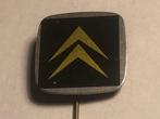 Metalen CITROEN Logo Automerk Speld (Zwart/Goudkleur)., Verzenden, Zo goed als nieuw, Transport, Speldje of Pin
