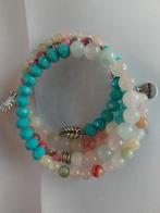 Kleurrijke wikkelarmband met bedels, Overige materialen, Overige kleuren, Nieuw, Ophalen of Verzenden