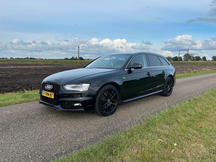 Audi A4 2.0 TDI 100KW Avant 2013 Zwart, Auto's, Audi, Particulier, A4, ABS, Airbags, Airconditioning, Alarm, Bluetooth, Boordcomputer