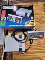 Nintendo Classic Mini NES Console grijs(+ doos & controller), Ophalen of Verzenden, Zo goed als nieuw, Met 1 controller