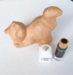 NIEUW! Papier maché kat met 2 potjes verf Décopatch, Ophalen of Verzenden, Nieuw, Knutselwerk