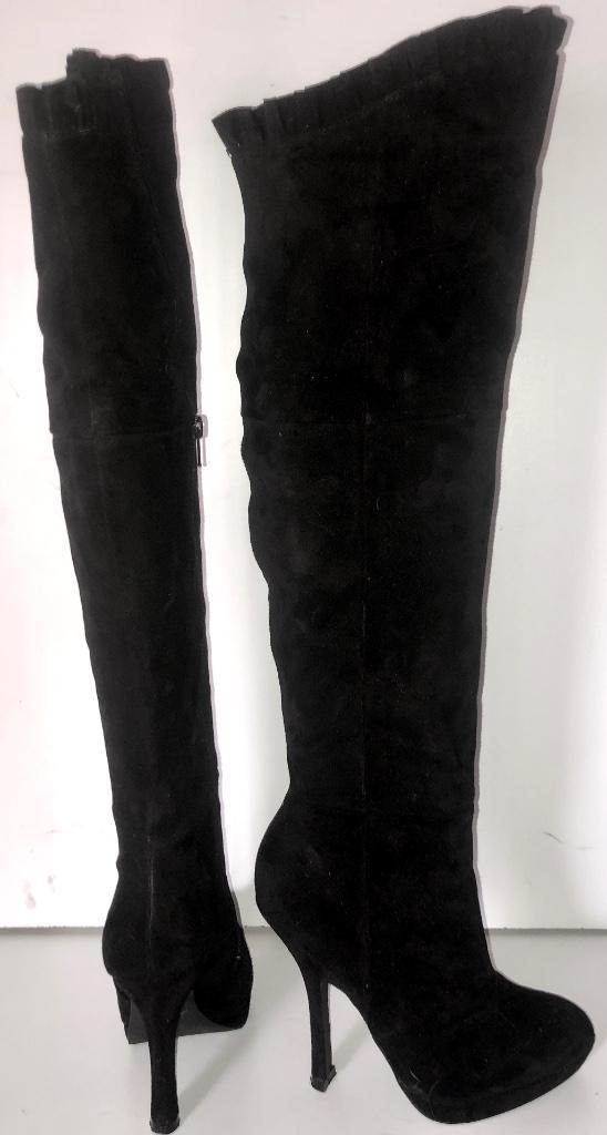 Aldo zwart suede sexy knie laarzen maat 37, Kleding | Dames, Schoenen, Zo goed als nieuw, Hoge laarzen, Zwart, Ophalen of Verzenden