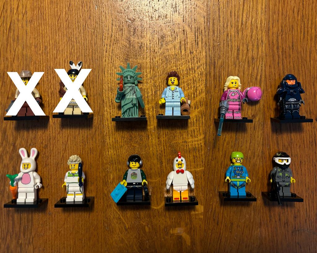 LEGO Minifigures Series (verschillende minifiguren), Kinderen en Baby's, Speelgoed | Duplo en Lego, Verzenden, Zo goed als nieuw