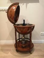 XL ORIGINELE ITALIAANSE GLOBEBAR BAR GLOBE WIJN BAR 95x50 cm, Ophalen of Verzenden