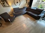 Hoekbank Rigas + Relax functie + stoel, Ophalen, Zo goed als nieuw, Stof