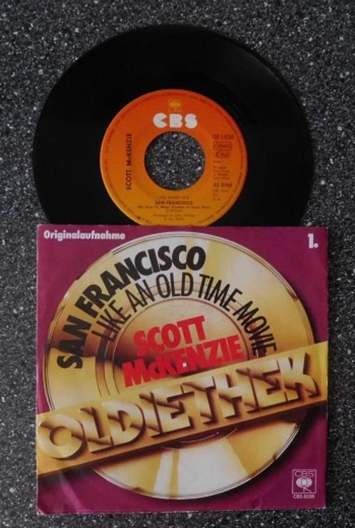Scott McKenzie - San Francisco & like an old time movie, Cd's en Dvd's, Vinyl Singles, Ophalen of Verzenden