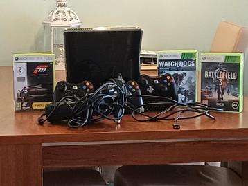 Xbox 360 Compleet Pakket met Games & Controllers beschikbaar voor biedingen