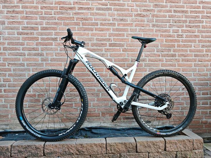 Rockrider XC900S mountainbike Carbon Full suspension XL, Fietsen en Brommers, Fietsen | Mountainbikes en ATB, Ophalen