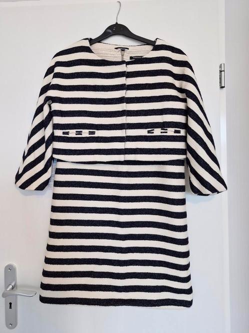 Kostuum - jurk (maat 38) en een jasje (maat 40), Kleding | Dames, Jasjes, Kostuums en Pakken, Gedragen, Kostuum of Pak, Maat 38/40 (M)