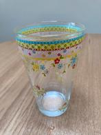 Albert Heijn hoog glas met sierrand Pasen, Huis en Inrichting, Keuken | Servies, Glas of Glazen, Ophalen of Verzenden, Overige stijlen