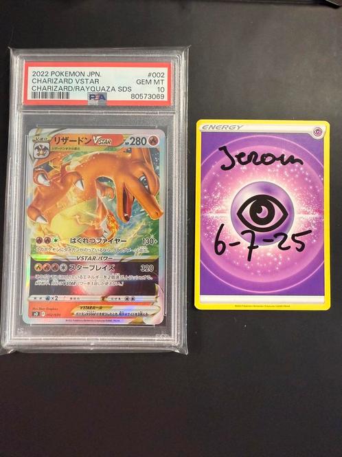 Charizard Vstar PSA10 , special battle set pokemonkaart, Hobby en Vrije tijd, Verzamelkaartspellen | Pokémon, Nieuw, Losse kaart