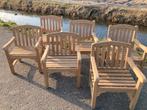 Duurzame teakhouten tuinstoelen als NIEUW, per stuk, Ophalen, Gebruikt, Kunststof, Inklapbaar