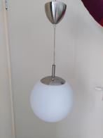 Glazen bol., Huis en Inrichting, Lampen | Hanglampen, Minder dan 50 cm, Glas, Gebruikt, Ophalen