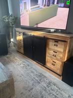 Te koop prachtige houten landelijk TV-meubel, Huis en Inrichting, Kasten | Televisiemeubels, Gebruikt, 150 tot 200 cm, Eikenhout