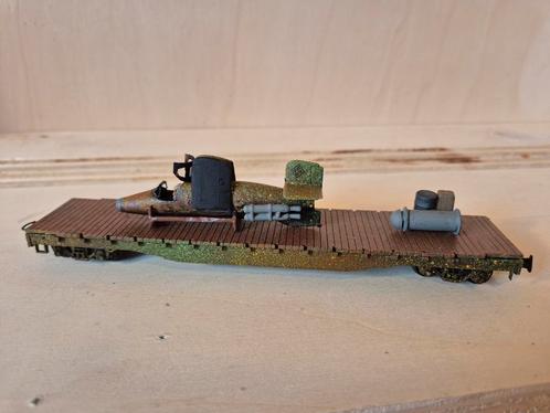 h0 DR Duitse wunderwaffe camo Bachem 349 Natter transport, Hobby en Vrije tijd, Modeltreinen | H0, Nieuw, Gelijkstroom of Wisselstroom