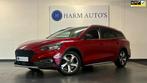 Ford Focus Wagon 1.0 EcoBoost Active Vignale 155pk Navi / CA, Auto's, Ford, Gebruikt, Zwart, 1283 kg, 3 cilinders