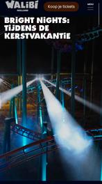 2 tickets voor Walibi Bright Night (geldig tm kerstvakantie), Twee personen