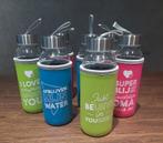 Partij  30 stuks waterflesjes met tekst, Ophalen, Nieuw