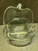 Antieke Appel Schalen, Ophalen, Gebruikt, Schaal, Glas