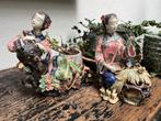 Chinees porselein beeld oud vintage chinese dames set, Antiek en Kunst, Ophalen of Verzenden
