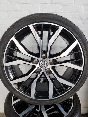 Nette orig. 19" VW Golf 7 GTI Santiago velgen, 6mm Vredestei beschikbaar voor biedingen