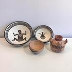 4 Mexicaanse museum replicas | kommen en vaasje, Antiek en Kunst, Antiek | Keramiek en Aardewerk, Ophalen of Verzenden