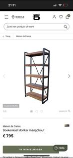 Industriële Stellingkast Mango/Staal - 200x100x40cm, Ophalen, Met plank(en), 100 tot 150 cm, 200 cm of meer