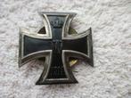 EK1 WW1 met schroefdop in 800 zilver!!, Verzenden, Landmacht, Duitsland, Lintje, Medaille of Wings