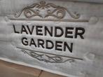 Luxe 2-persoonsbed (extra groot) met "Lavender Garden" matra, Ophalen, Tweepersoons, Zo goed als nieuw, 200 cm