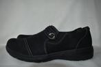 CLARKS maat 40 UK 6.5 D instappers zwart leder ZGAN, CLARKS, Ophalen of Verzenden, Zo goed als nieuw, Instappers